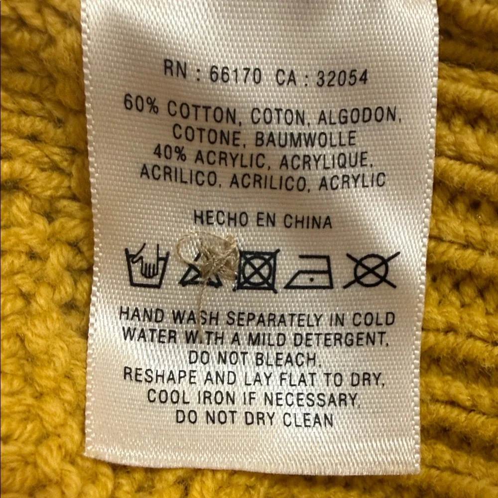 Sparrow Golden Cable Knit Sweater - Picture 4 of 4